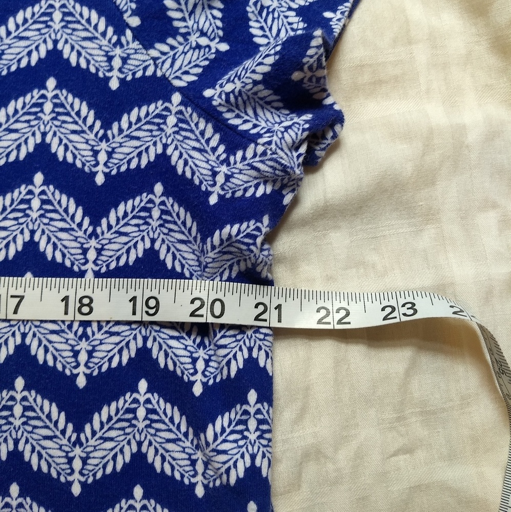 St John's Bay Shirt Size XL Chevron Leaves Print - Picture 3 of 8